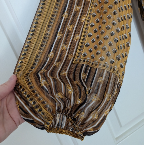 Ulla Johnson Silk Golden Flutter Dress - Picture 10 of 12